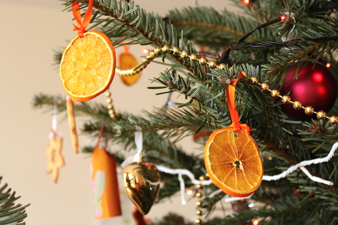 Orange séchée Noël
